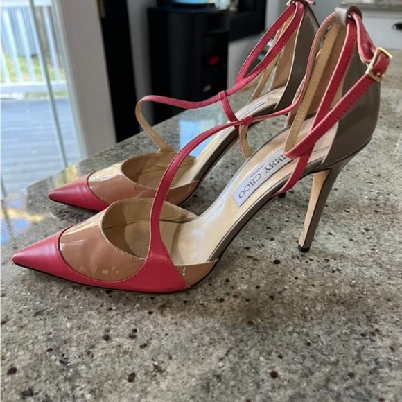Jimmy choo nude and pink heels - Picture 6 of 6
